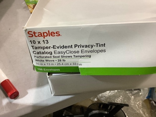 100 10x13 Tamper-evident privacy tint catalog easyclose envelopes - Lot 115