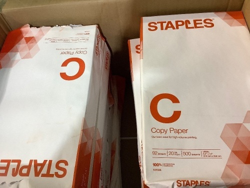 10 reams of 500 sheets each c copy paper - Lot 116