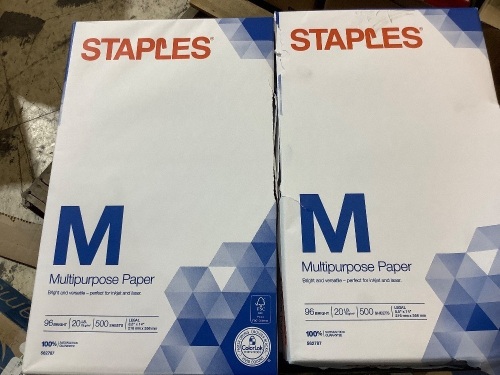 10 reams multipurpose copy paper-5000 sheets total - Lot 121