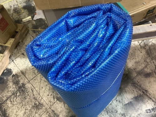Solar Pool Cover PoolProtector Blue BubblePool Cover,Rectangular SolarThermal HeatingBlanket For Above-Ground SwimmingPool, Anti-Evaporation Anti-DustRainproof Durable  - Lot 136