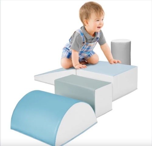 5-Piece Kids Climb & Crawl Soft Foam Shapes Structure Playset - Lot 286