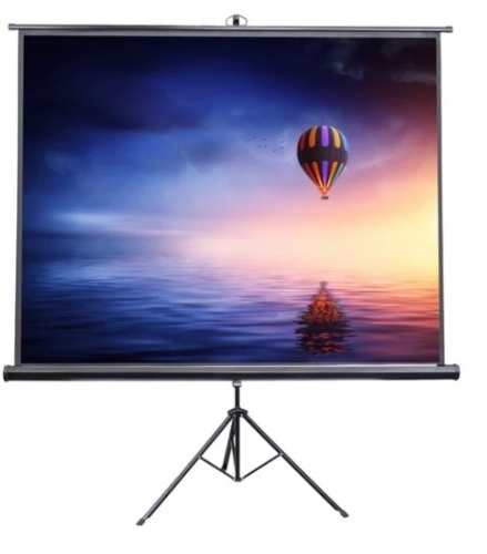 100" Portable Tripod Projector Screen 4:3 - Lot 237