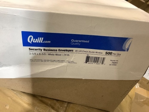 Security business envelopes-box of 500 - Lot 324