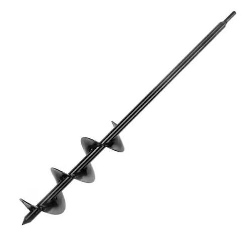 Garden Auger Spiral Drill Bit, 3 in. x 24 in. - Lot 406