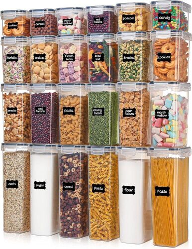 Vtopmart Airtight Food Storage Containers with Lids, 24 pcs - Lot 423