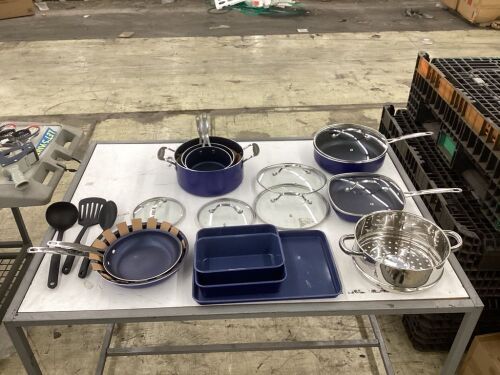 Granitestone Cookware Set, 20 pcs - Minor Cosmetic Damage to Some  - Lot 428
