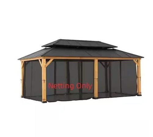 Sunjoy Universal Mosquito Netting for 12 ft. x 20 ft. Gazebos  - Lot 350