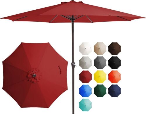 JEAREY 12FT Market Patio Umbrella - Lot 358