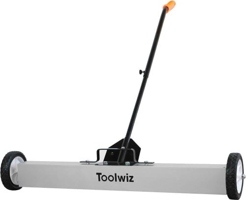  Toolwiz 36'' Magnetic Sweeper with Wheels, 50 Lbs Capacity  - Lot 709