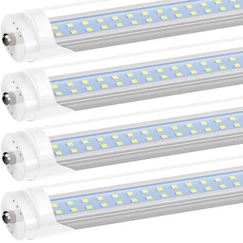  V-Shape 8FT LED Bulbs, 4 Pack  - Lot 548