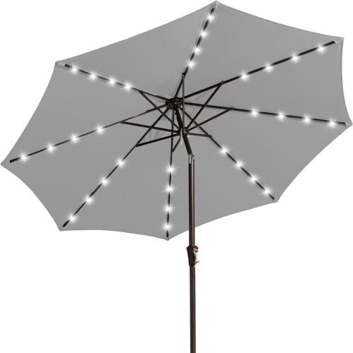 JEAREY 11FT LED Lighted Patio Umbrella - Lot 568