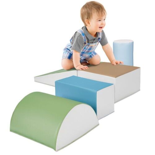 5-Piece Kids Climb & Crawl Soft Foam Shapes Structure Playset - Lot 603