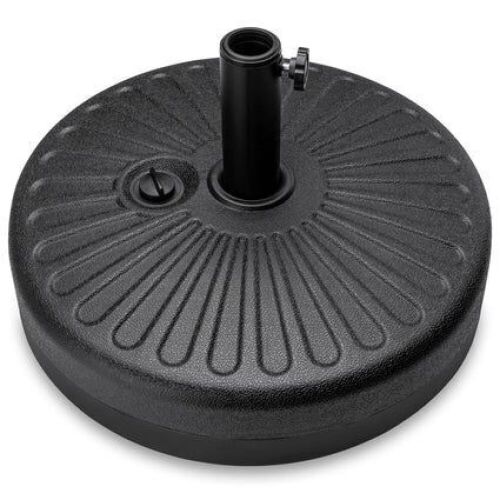 Plastic Patio Umbrella Base Pole Holder Accessory w/ Adjustable Knob - Lot 352