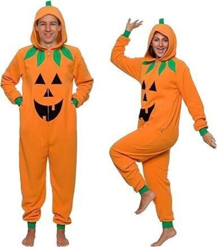 Funziez! Pumpkin Adult Onesie, Large  - Lot 118