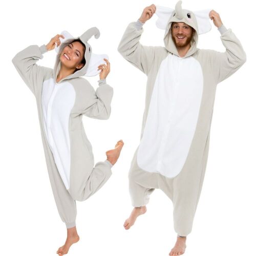 Funziez! Adult Elephant Onesie, X-Small - Small Blemish - Lot 158