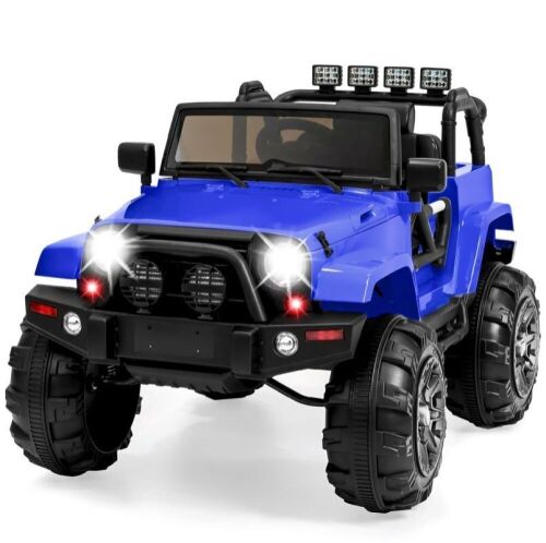 12V Kids Ride-On Truck Car Toy w/ 3 Speeds, LED, Remote, Bluetooth - Lot 17