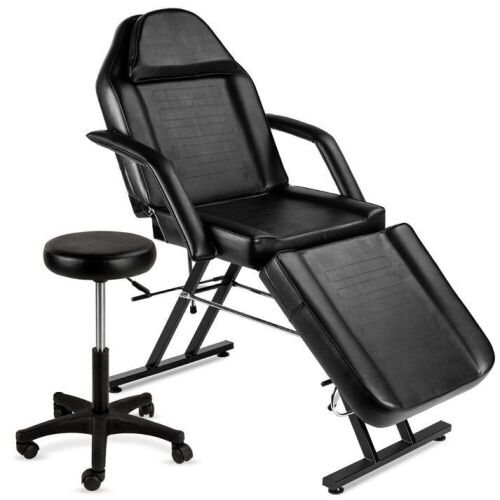 Multipurpose Massage Bed, Spa & Salon Chair w/ Hydraulic Stool - 71in - Lot 62