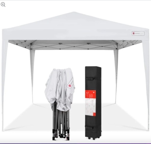 Outdoor Portable Pop Up Canopy Tent w/ Carrying Case, 10x10ft - Lot 85