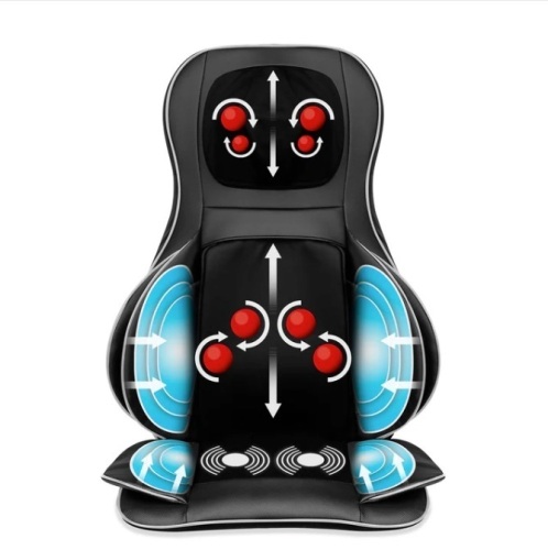 Air Compression Shiatsu Neck & Back Massager Seat w/ Heat, Rolling Massage - Lot 109