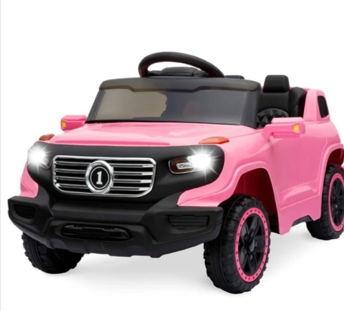 6V Kids Ride-On Car Truck Toy w/ RC Parent Control, 3 Speeds, Lights, Horn - Lot 405