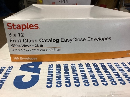 Box of 100 9x12 first class easy close envelopes - Lot 445