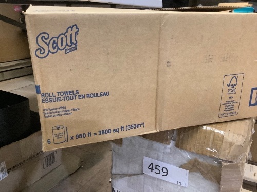 Case of Scott roll towels-6 rolls  - Lot 460