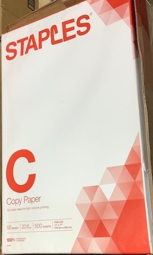 4 reams C copy paper-total of 2000 sheets - Lot 461