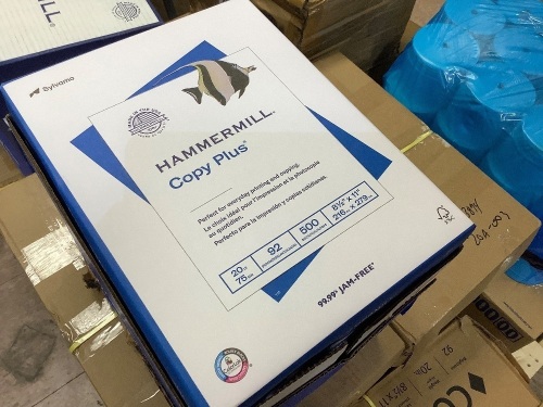 Case of Hammermill copy plus paper-2500 sheets total - Lot 468