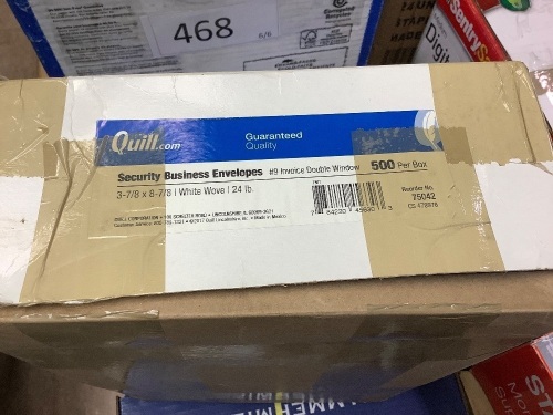 Box of 500 security business envelopes - Lot 573