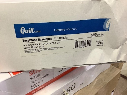 Box of 500 easyclose envelopes - Lot 582