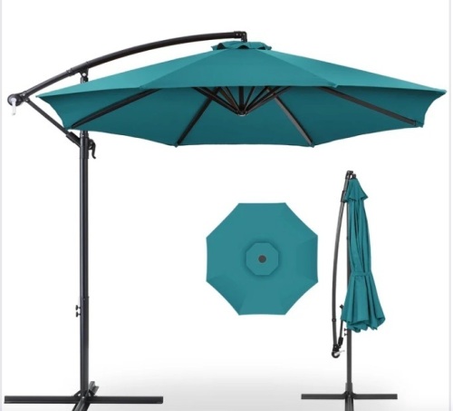 Offset Hanging Patio Umbrella - 10ft - Lot 168