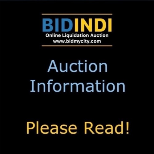 AUCTION INFORMATION - PLEASE READ! - Lot 1