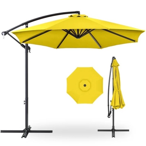 Offset Hanging Patio Umbrella - 10ft - Lot 6880