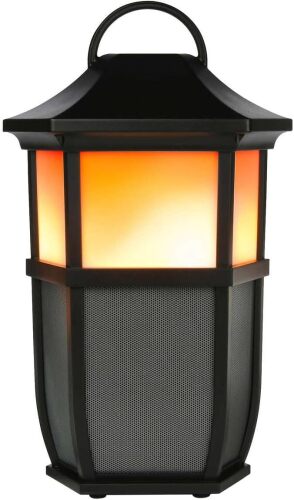 Acoustic Research Portable Outdoor Wireless Speaker with LED Flickering Flame Light - Lot 4