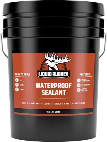 Liquid Rubber Waterproof Sealant - Multi-Surface Leak Repair - Lot 6909