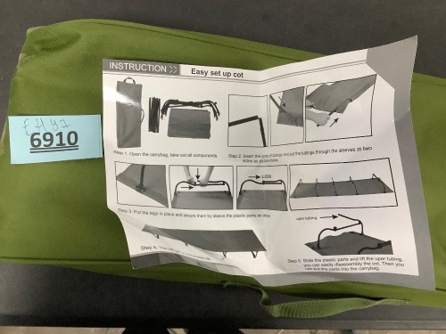 East Setup Cot - Lot 6910