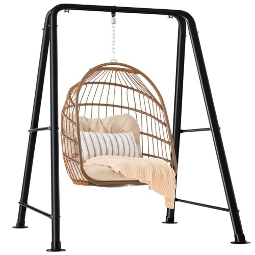 Heavy Duty Hammock Chair Stand w/ Hanging Hardware, 47in Chain - 75in - Lot 7144anm