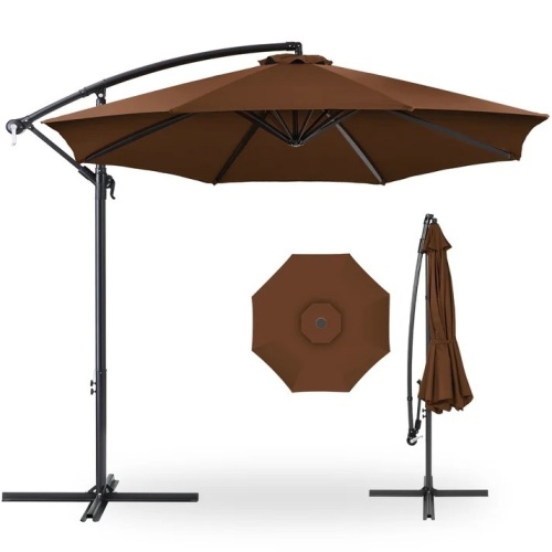 Offset Hanging Patio Umbrella - 10ft - Lot 7285