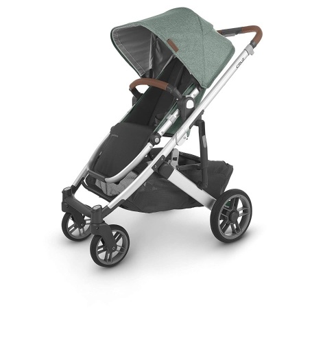 UPPAbaby Cruz V2 Stroller - Emmett (Green Melange/Silver/Saddle Leather). Appears New - Lot 27