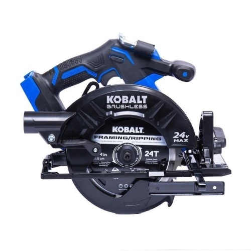 Kobalt XTR 24-Volt Max 7-1/4-in Brushless Cordless Circular Saw with Brake and Metal Shoe - TOOL ONLY. Appears New - Lot 29