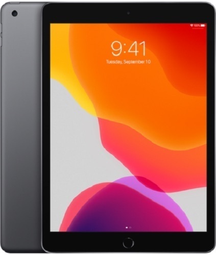 Apple iPad 7th Gen 32GB Space Gray Wi-Fi. Item is still factory reset and ready for new user. Like new condition - Lot 44