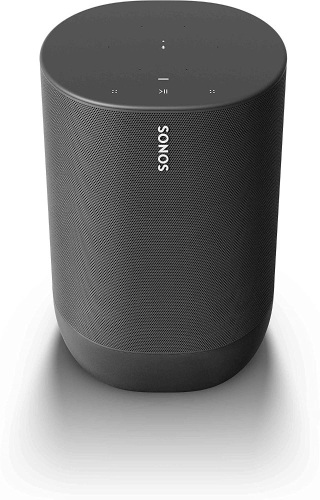 Sonos Move - Battery-powered Smart Speaker, Wi-Fi and Bluetooth with Alexa built-in - Black. Tested and Works - Lot 63