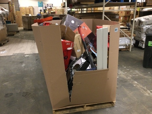 Pallet of Store Returns from Lowes. Untouched and Uninspected Pallet. Unknown Condition - Lot 72