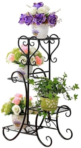 Lot of (32) New Bestonzon 4 Tier Plant Stands. $41.69 each on Amazon. You are Buying 32 X the Bid - Lot 88