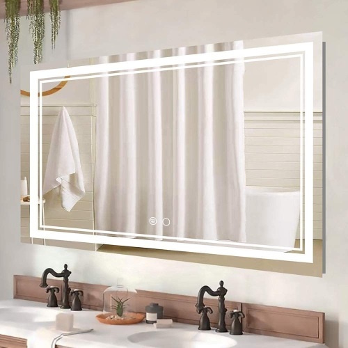 Keonjinn 48 x 32 Inch LED Mirror. Appears New - Lot 111