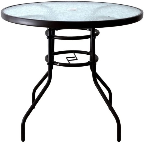 AOODA 31.5" Patio Table Dining Table Umbrella Stand. Appears New - Lot 131