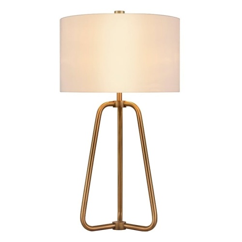 Antique Brass Table Lamp. Appears New - Lot 203