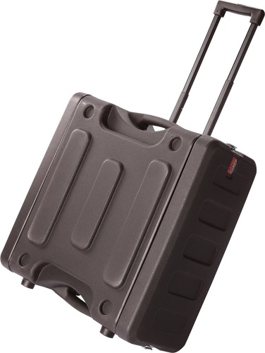 Gator Cases Pro Series Rotationally Molded 8U Rolling Rack Case with 19" Depth, Tow Handle & Recessed Wheel. Appears New - Lot 231