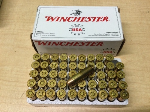 Winchester .38 SPL 130 Grain FMJ 50 Round Box 800 fps - Lot 247