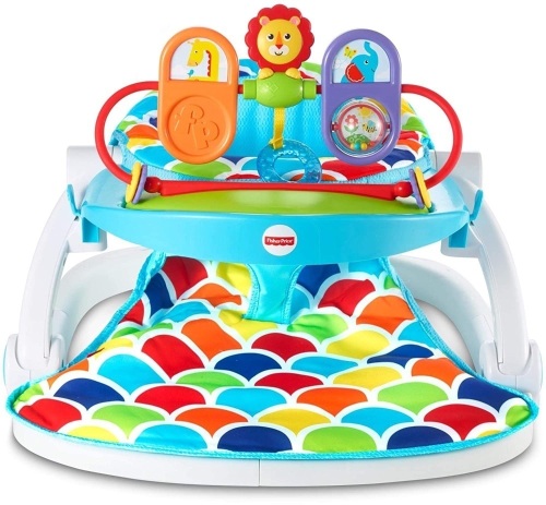 Fisher-Price Deluxe Sit-Me-Up Floor Seat with Toy Tray. Appears New. E-Commerce Return - Lot 270